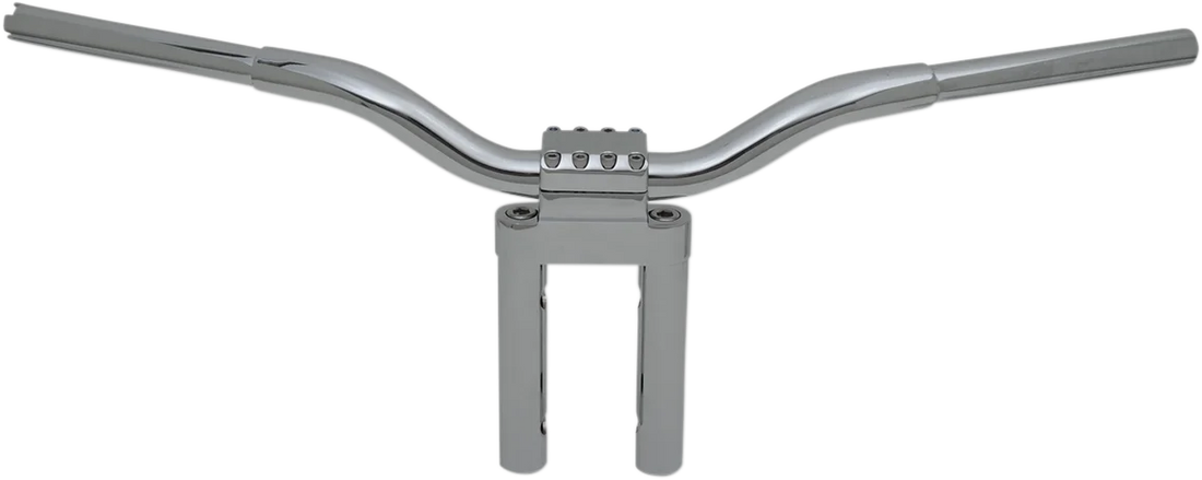 LA Choppers Handlebar - Kage Fighter - 10" - Chrome LA-7335-06 - Back View