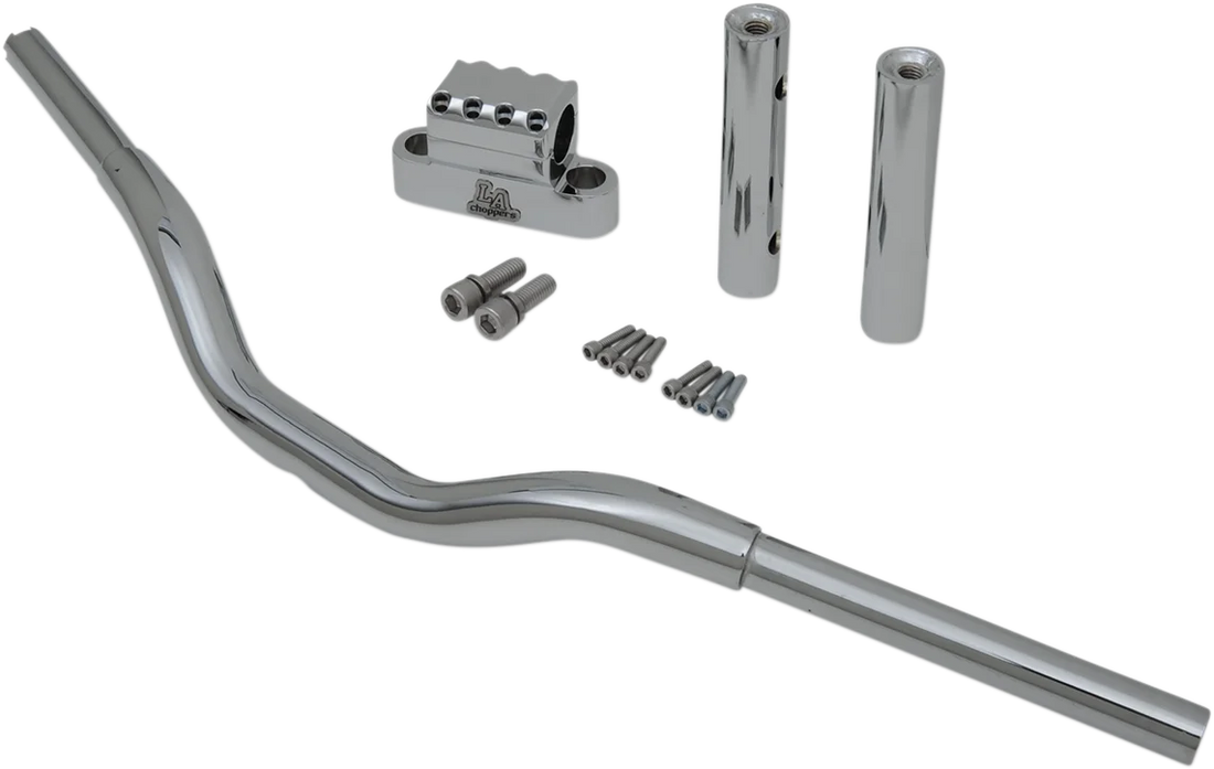 LA Choppers Handlebar - Kage Fighter - 10" - Chrome LA-7335-06 - Installation View
