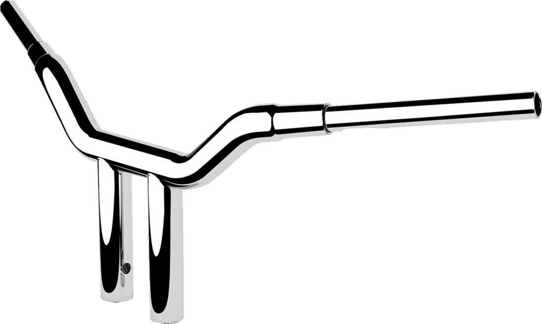 LA Choppers Handlebar - Kage Fighter - 10" - Chrome LA-7345-10 - Side View