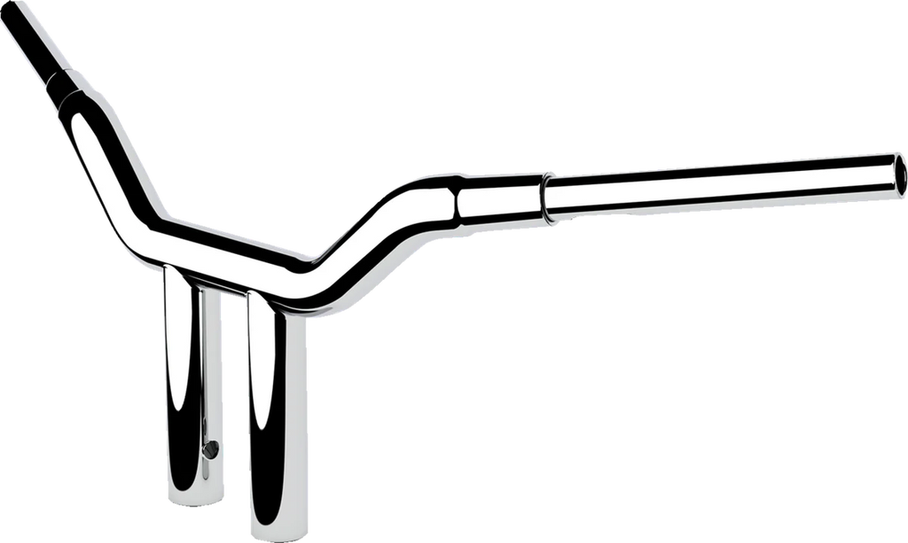 LA Choppers Handlebar - Kage Fighter - 10" - Chrome LA-7345-10 - Side View