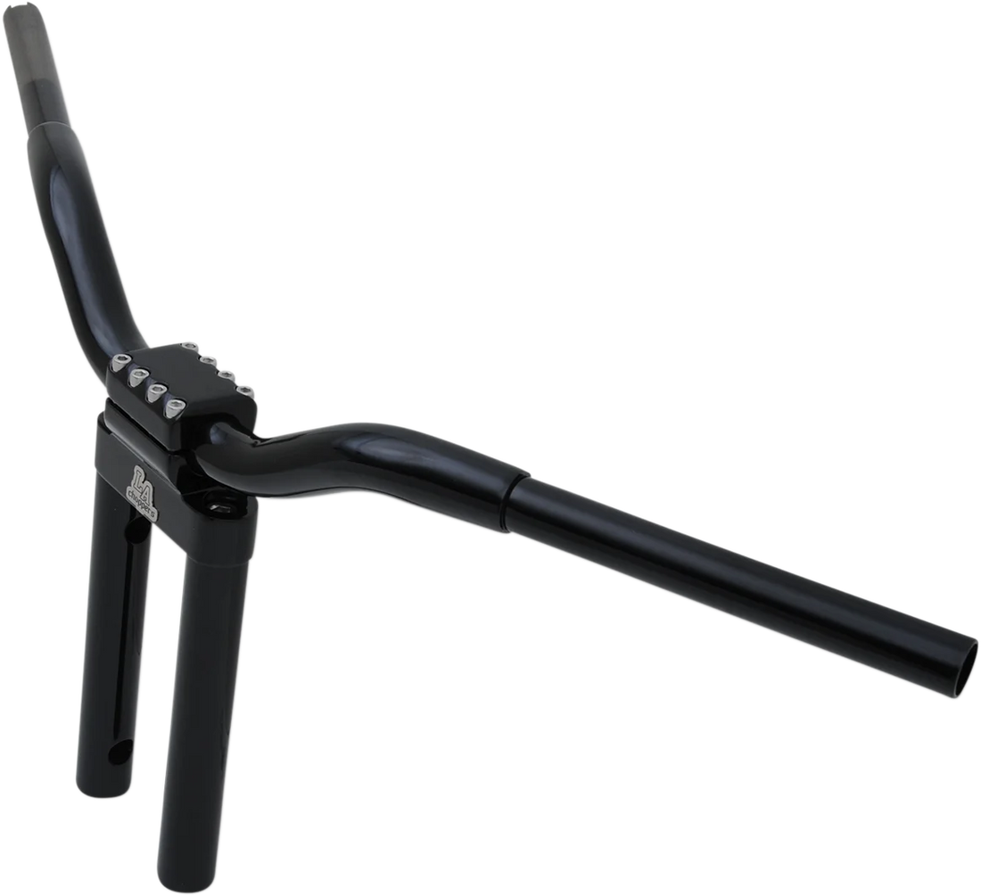 LA Choppers Handlebar - Kage Fighter - 12" - Black LA-7335-08B - Side View