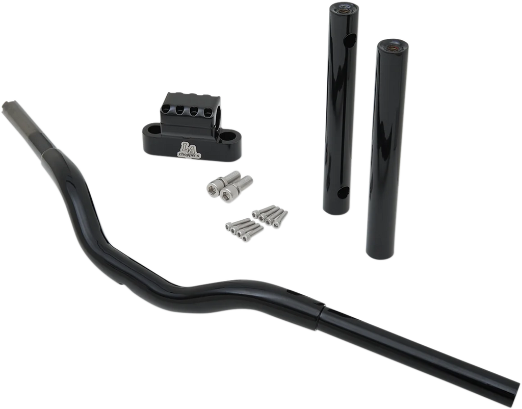 LA Choppers Handlebar - Kage Fighter - 14" - Black LA-7335-10B - Installation View