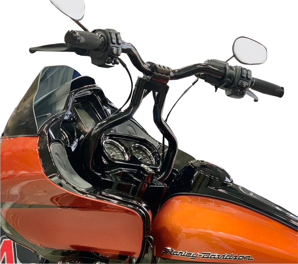 LA Choppers Handlebar - Kage Fighter - 14" - Black LA-7339-14B - Back View