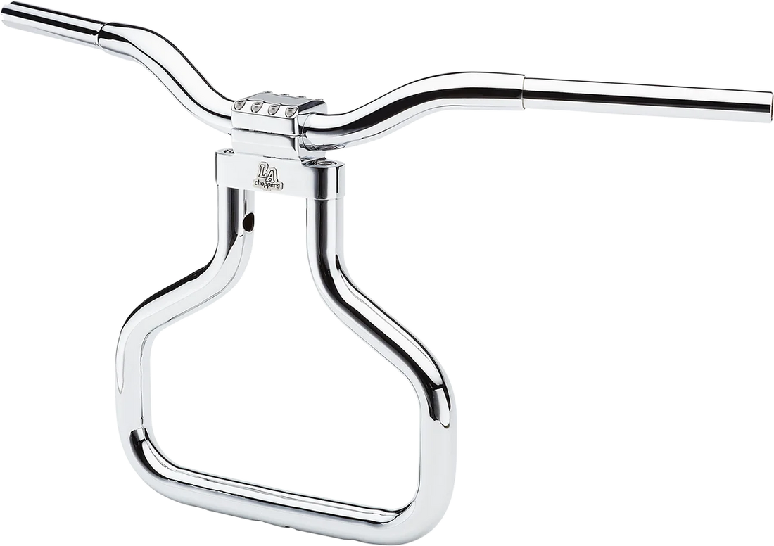 LA Choppers Handlebar - Kage Fighter - 14" - Chrome LA-7339-14 - Side View