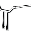Load image into Gallery viewer, LA Choppers Handlebar - Kage Fighter - 14" - Chrome LA-7345-14 - Side View