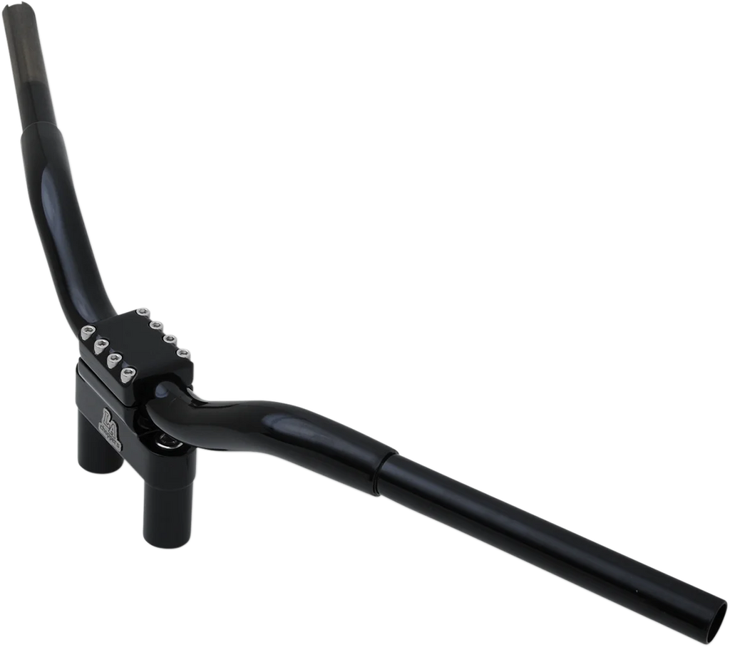 LA Choppers Handlebar - Kage Fighter - 6" - Black LA-7335-02B - Side View