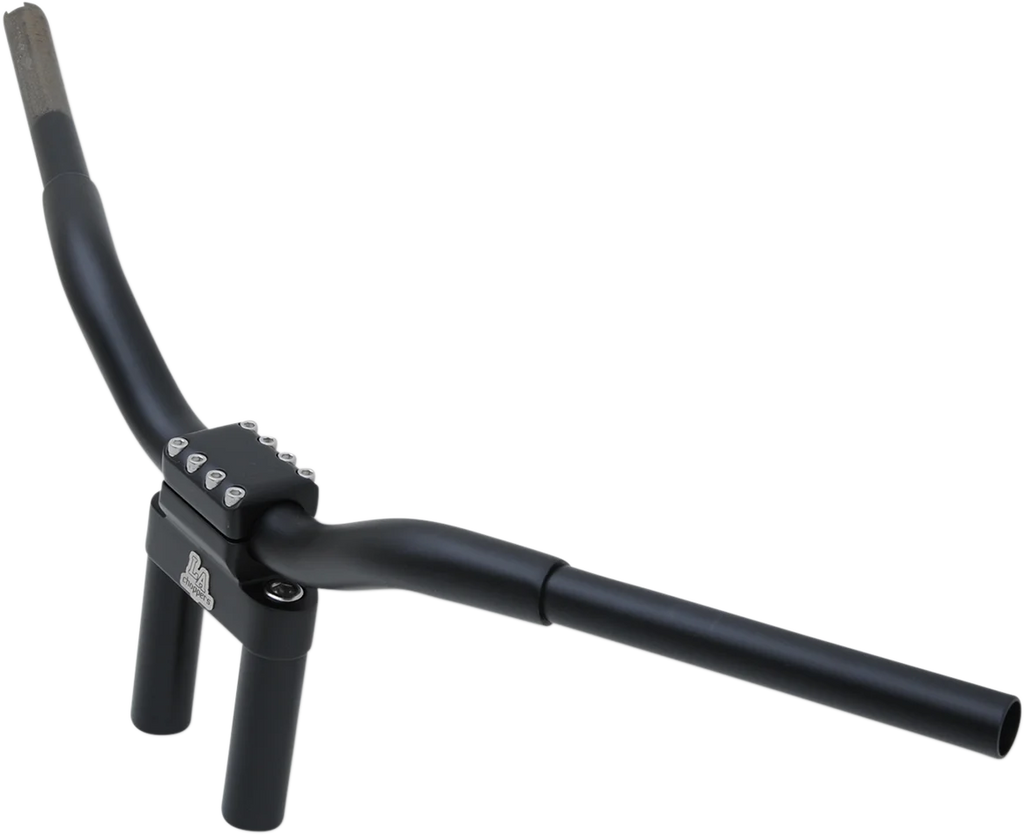 LA Choppers Handlebar - Kage Fighter - 8" - Matte Black LA-7335-04M - Side View