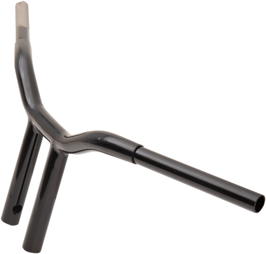 LA Choppers Handlebar - Kage Fighter - One Piece - 10" - Black LA-7337-10B - Side View