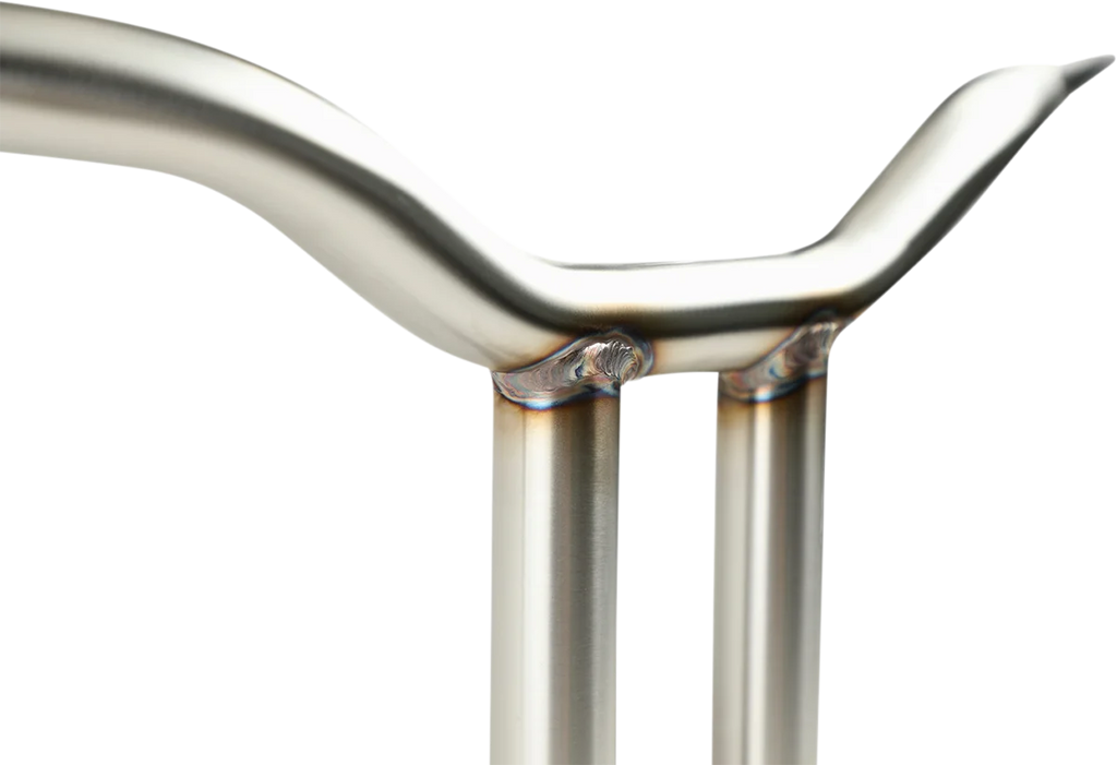 LA Choppers Handlebar - Kage Fighter - One Piece - 10" - Stainless Steel LA-7337-10SS - Side View