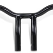Load image into Gallery viewer, LA Choppers Handlebar - Kage Fighter - One Piece - Bent - 10" - Black LA-7338-10B - Main Product View