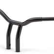 Load image into Gallery viewer, LA Choppers Handlebar - Kage Fighter - One Piece - Bent - 10" - Black LA-7338-10B - Side View