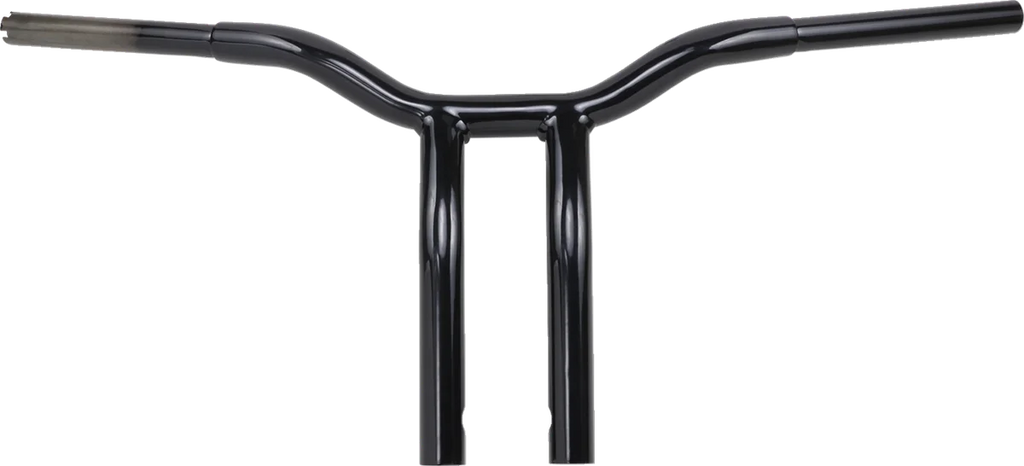 LA Choppers Handlebar - Kage Fighter - One Piece - Bent - 12" - Black LA-7338-12B - Main Product View