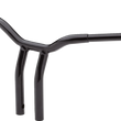 Load image into Gallery viewer, LA Choppers Handlebar - Kage Fighter - One Piece - Bent - 12" - Black LA-7338-12B - Side View
