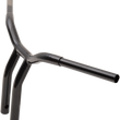 Load image into Gallery viewer, LA Choppers Handlebar - Kage Fighter - One Piece - Bent - 12" - Black LA-7338-12B - Back View