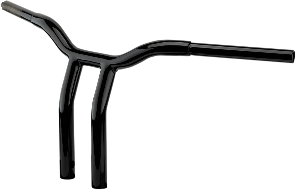 LA Choppers Handlebar - Kage Fighter - One Piece - Bent - 14" - Black LA-7338-14B - Installation View