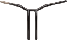 Load image into Gallery viewer, LA Choppers Handlebar - Kage Fighter - One Piece - Bent - 16" - Black LA-7338-16B - Main Product View