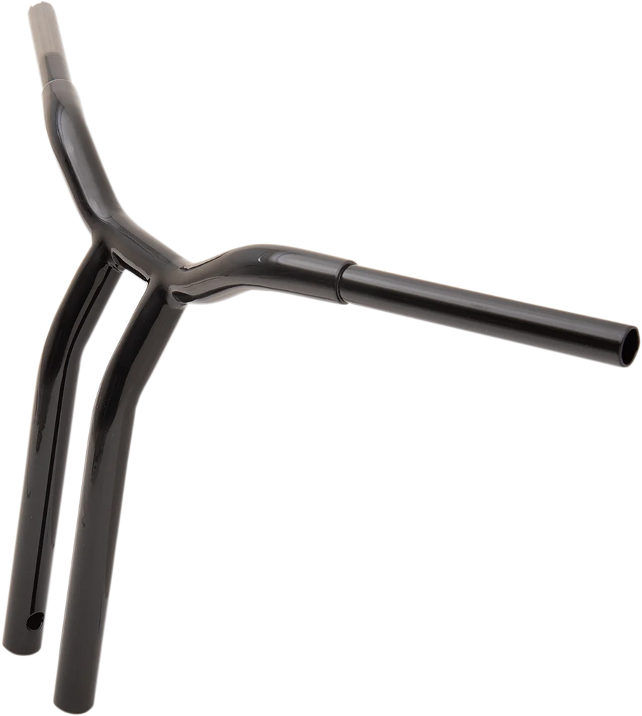 LA Choppers Handlebar - Kage Fighter - One Piece - Bent - 16" - Black LA-7338-16B - Back View