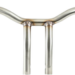 Load image into Gallery viewer, LA Choppers Handlebar - Kage Fighter - One Piece - Bent - 10" - Stainless Steel LA-7338-10SS - Main Product View