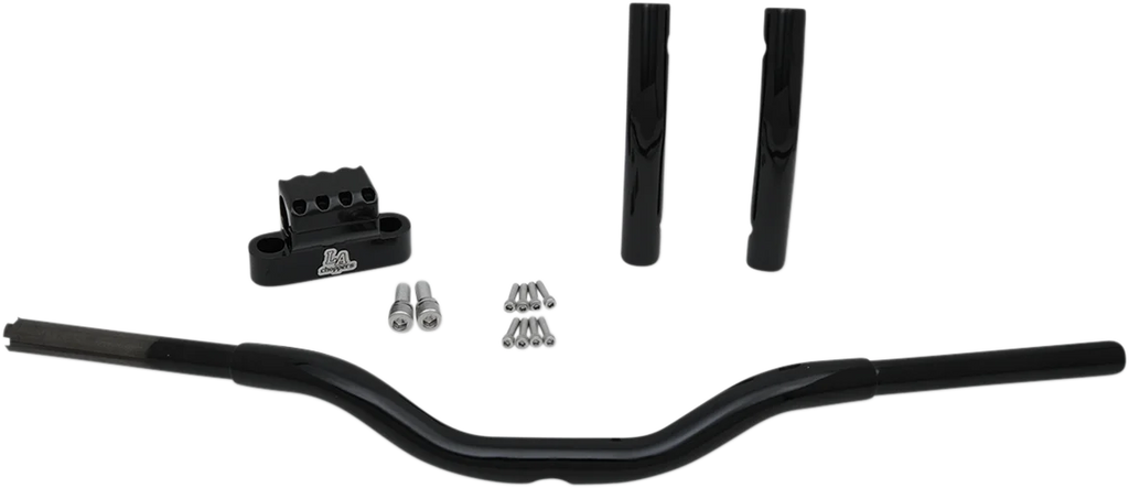 LA Choppers Handlebar - Kage Fighter - Pullback - 11" - Black LA-7336-08B - Main Product View