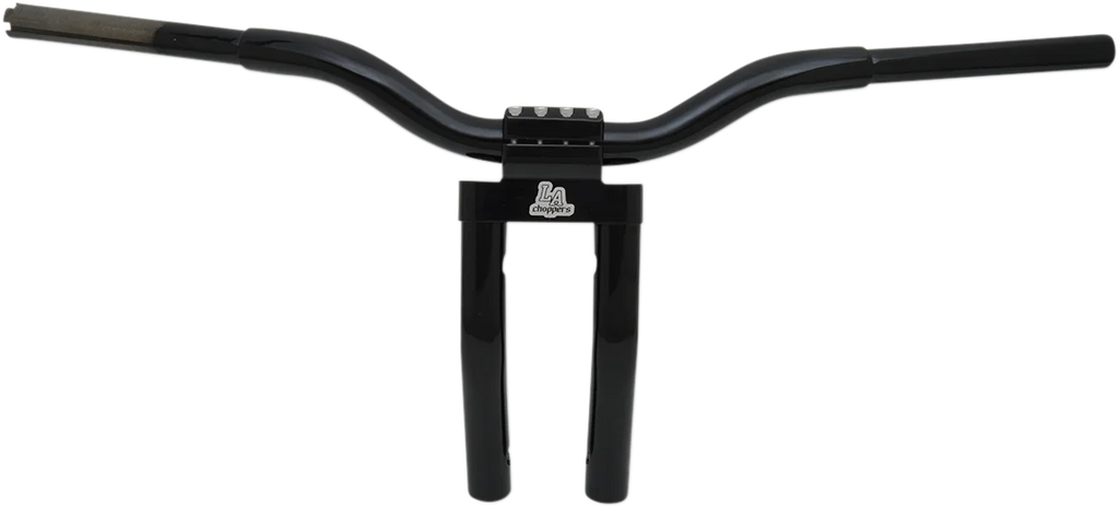 LA Choppers Handlebar - Kage Fighter - Pullback - 11" - Black LA-7336-08B - Side View