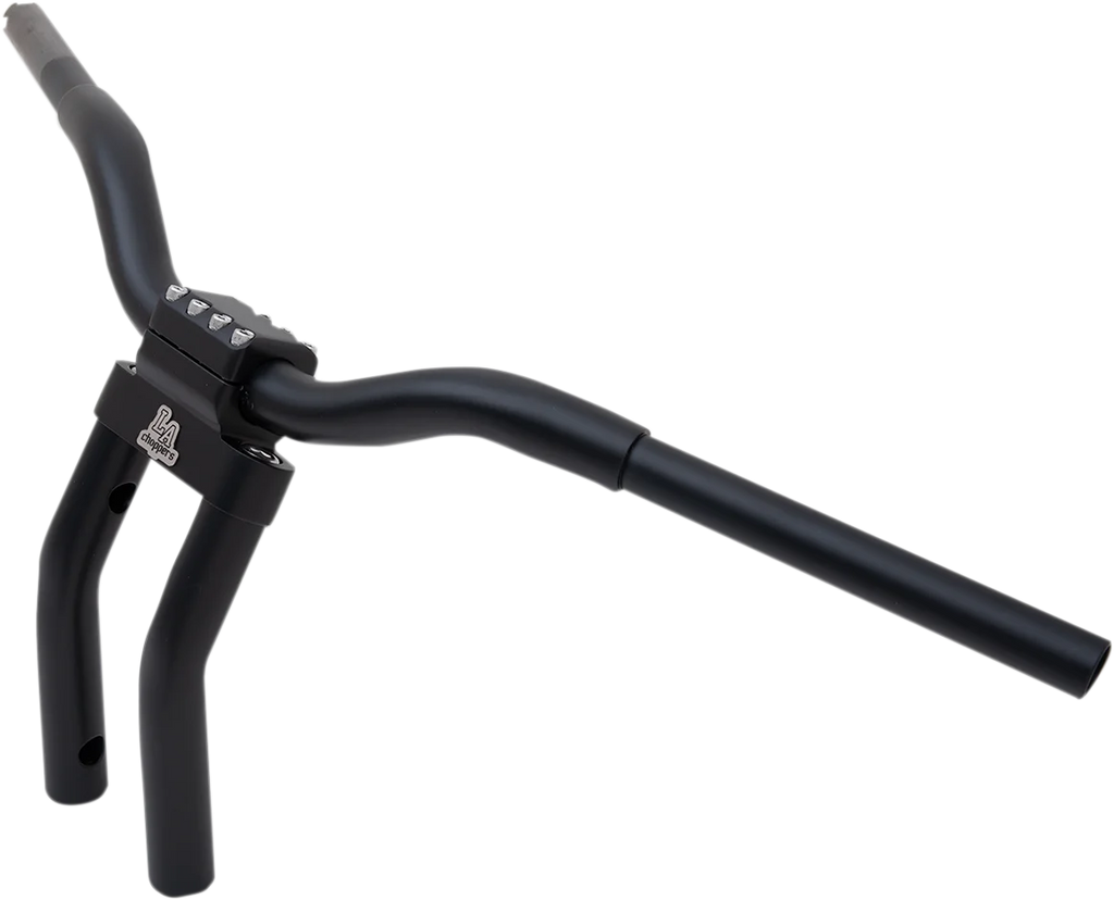 LA Choppers Handlebar - Kage Fighter - Pullback - 11" - Matte Black LA-7336-08M - Side View