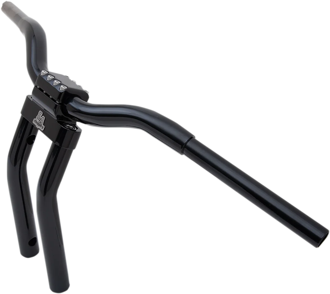 LA Choppers Handlebar - Kage Fighter - Pullback - 13" - Black LA-7336-10B - Side View