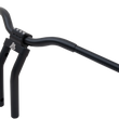 Load image into Gallery viewer, LA Choppers Handlebar - Kage Fighter - Pullback - 13" - Matte Black LA-7336-10M - Side View