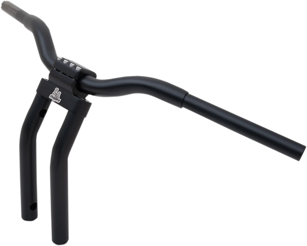 LA Choppers Handlebar - Kage Fighter - Pullback - 13" - Matte Black LA-7336-10M - Side View