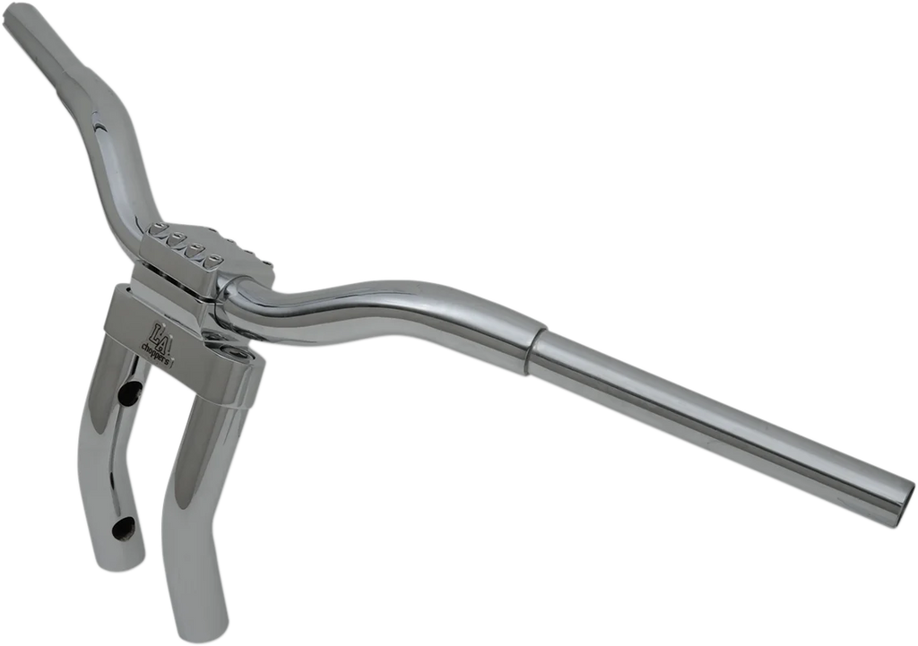 LA Choppers Handlebar - Kage Fighter - Pullback - 9" - Chrome LA-7336-06 - Side View