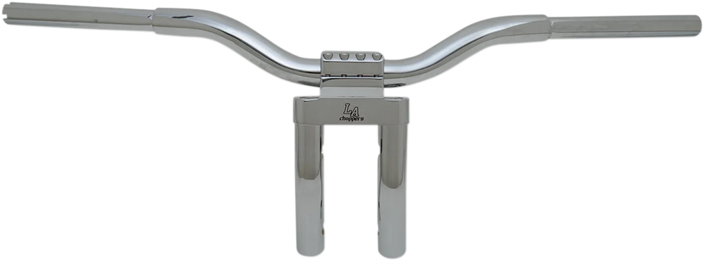 LA Choppers Handlebar - Kage Fighter - Pullback - 9" - Chrome LA-7336-06 - Back View