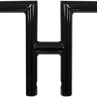 Load image into Gallery viewer, LA Choppers Handlebar - Miter-T - 1-1/4" - 12" - Black LA-7386-12B - Side View