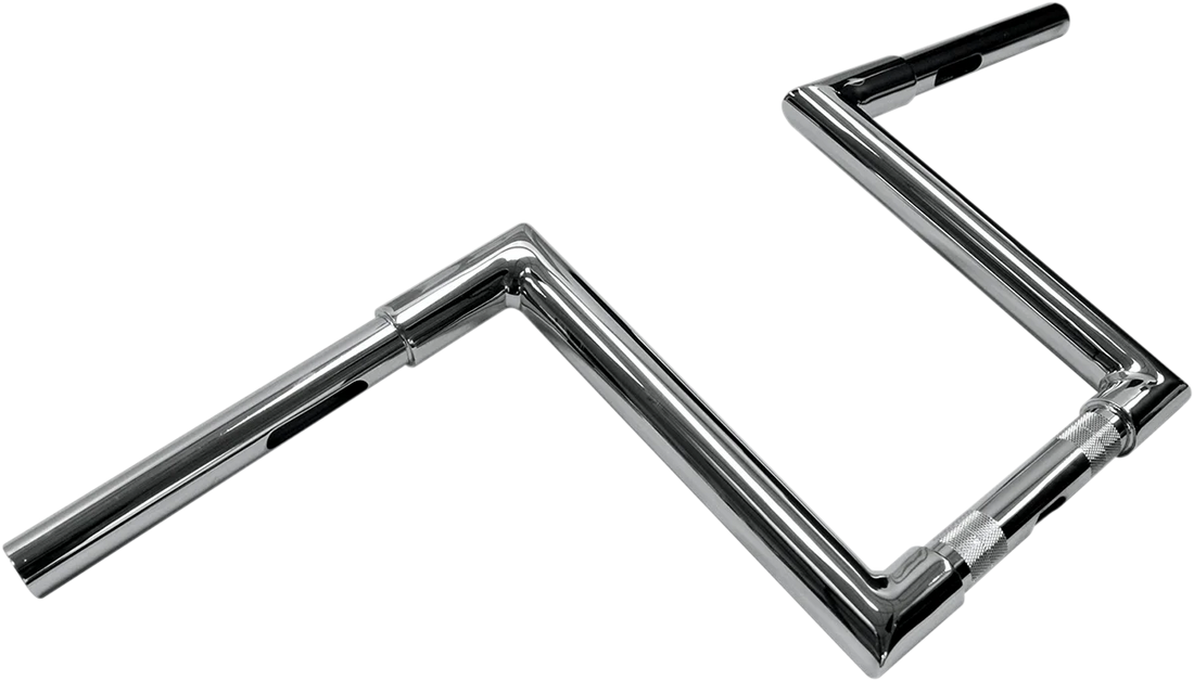 LA Choppers Handlebar - Narrow Z - 1-1/4" - 10" - Chrome LA-7307-10 - Side View