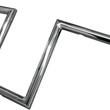 Load image into Gallery viewer, LA Choppers Handlebar - Narrow Z - 10" - Chrome LA-7380-10 - Side View