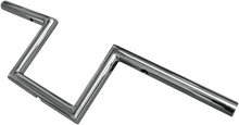Load image into Gallery viewer, LA Choppers Handlebar - Narrow Z - 6" - Chrome LA-7380-06 - Side View
