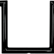 Load image into Gallery viewer, LA Choppers Handlebar - Narrow Z - 8" - Black LA-7380-08B - Main Product View