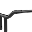 Load image into Gallery viewer, LA Choppers Handlebar - One-Piece Kagefighter - 10" x 1-1/2" - Black LA-7343-10B - Side View