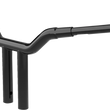 Load image into Gallery viewer, LA Choppers Handlebar - One-Piece Kagefighter - 12" x 1-1/2" - Black LA-7343-12B - Side View