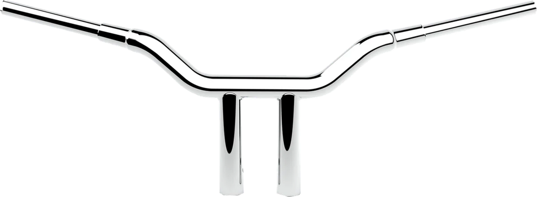 LA Choppers Handlebar - One-Piece Kagefighter - 12" x 1-1/2" - Black LA-7343-12B - Detail View