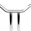 Load image into Gallery viewer, LA Choppers Handlebar - One-Piece Kagefighter - 12" x 1-1/2" - Chrome LA-7343-12 - Main Product View