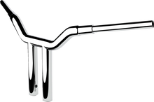 Load image into Gallery viewer, LA Choppers Handlebar - One-Piece Kagefighter - 12" x 1-1/2" - Chrome LA-7343-12 - Side View