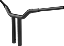 Load image into Gallery viewer, LA Choppers Handlebar - One-Piece Kagefighter - 14" x 1-1/2" - Black LA-7343-14B - Side View