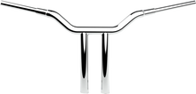 Load image into Gallery viewer, LA Choppers Handlebar - One-Piece Kagefighter - 14" x 1-1/2" - Chrome LA-7343-14 - Main Product View