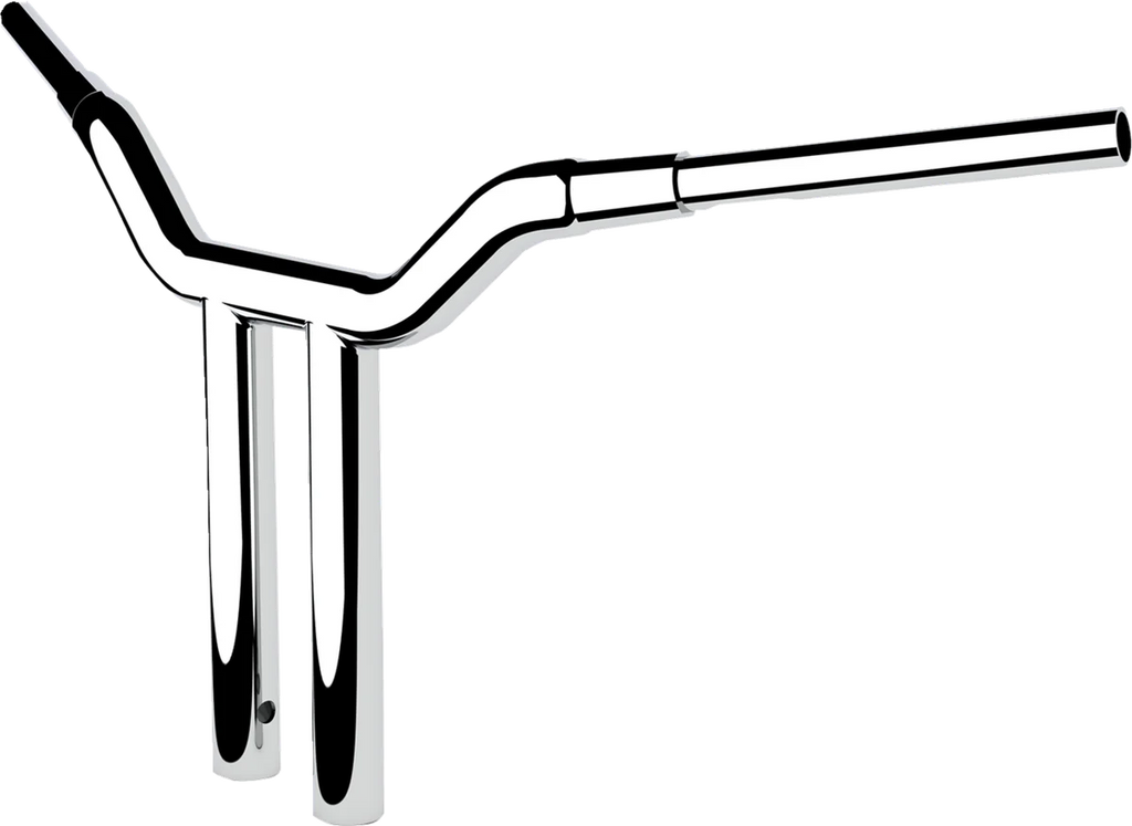 LA Choppers Handlebar - One-Piece Kagefighter - 14" x 1-1/2" - Chrome LA-7343-14 - Side View