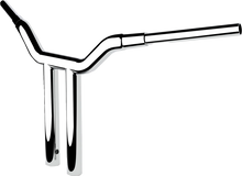Load image into Gallery viewer, LA Choppers Handlebar - One-Piece Kagefighter - 14" x 1-1/2" - Chrome LA-7343-14 - Side View
