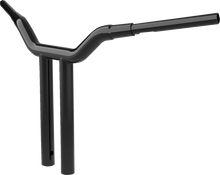 Load image into Gallery viewer, LA Choppers Handlebar - One-Piece Kagefighter - 16" x 1-1/2" - Black LA-7343-16B - Side View