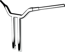 Load image into Gallery viewer, LA Choppers Handlebar - One-Piece Kagefighter - 16" x 1-1/2" - Chrome LA-7343-16 - Side View
