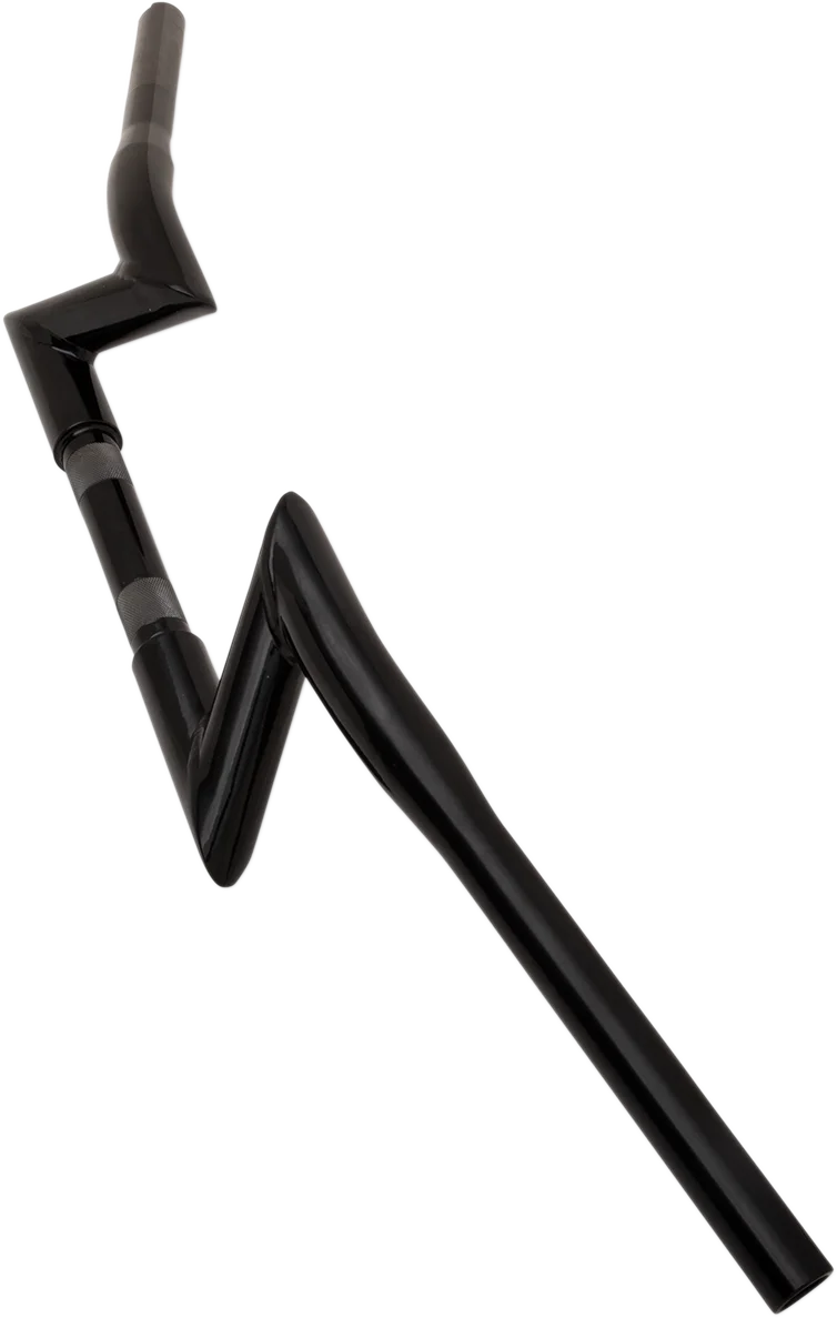 LA Choppers Handlebar - Outlaw "Z" - 1-1/4" - Black LA-7310-00B - Side View