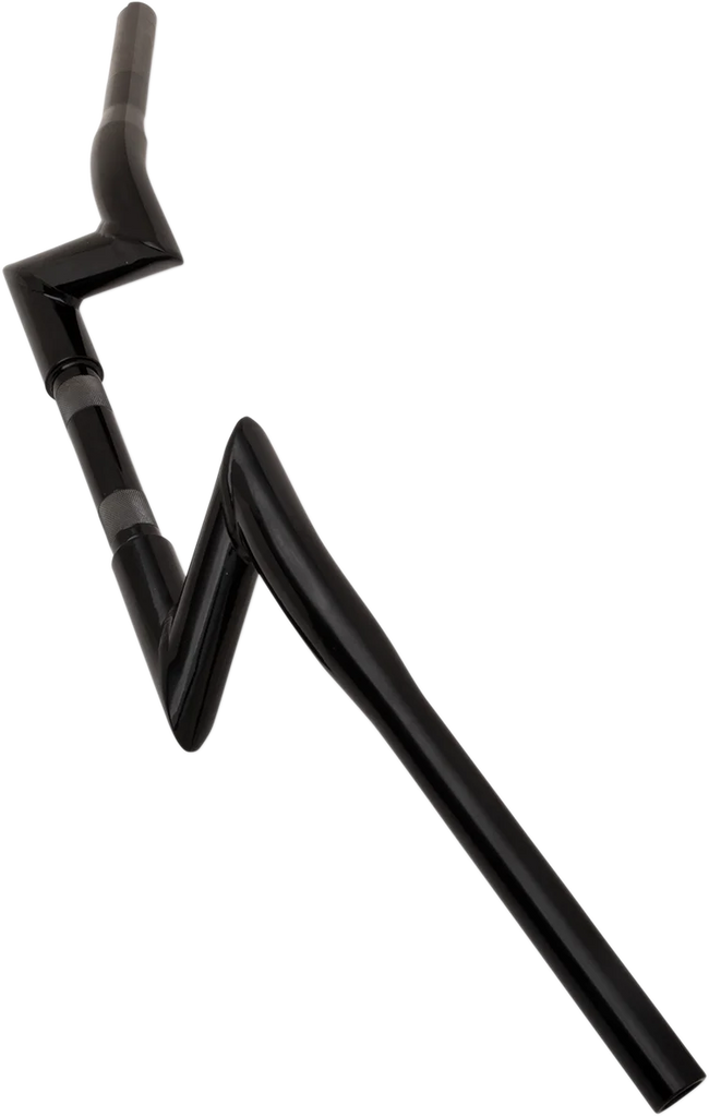 LA Choppers Handlebar - Outlaw "Z" - 1-1/4" - Black LA-7310-00B - Side View