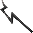 Load image into Gallery viewer, LA Choppers Handlebar - Outlaw "Z" - 1-1/4" - Flat Black LA-7310-00M - Side View