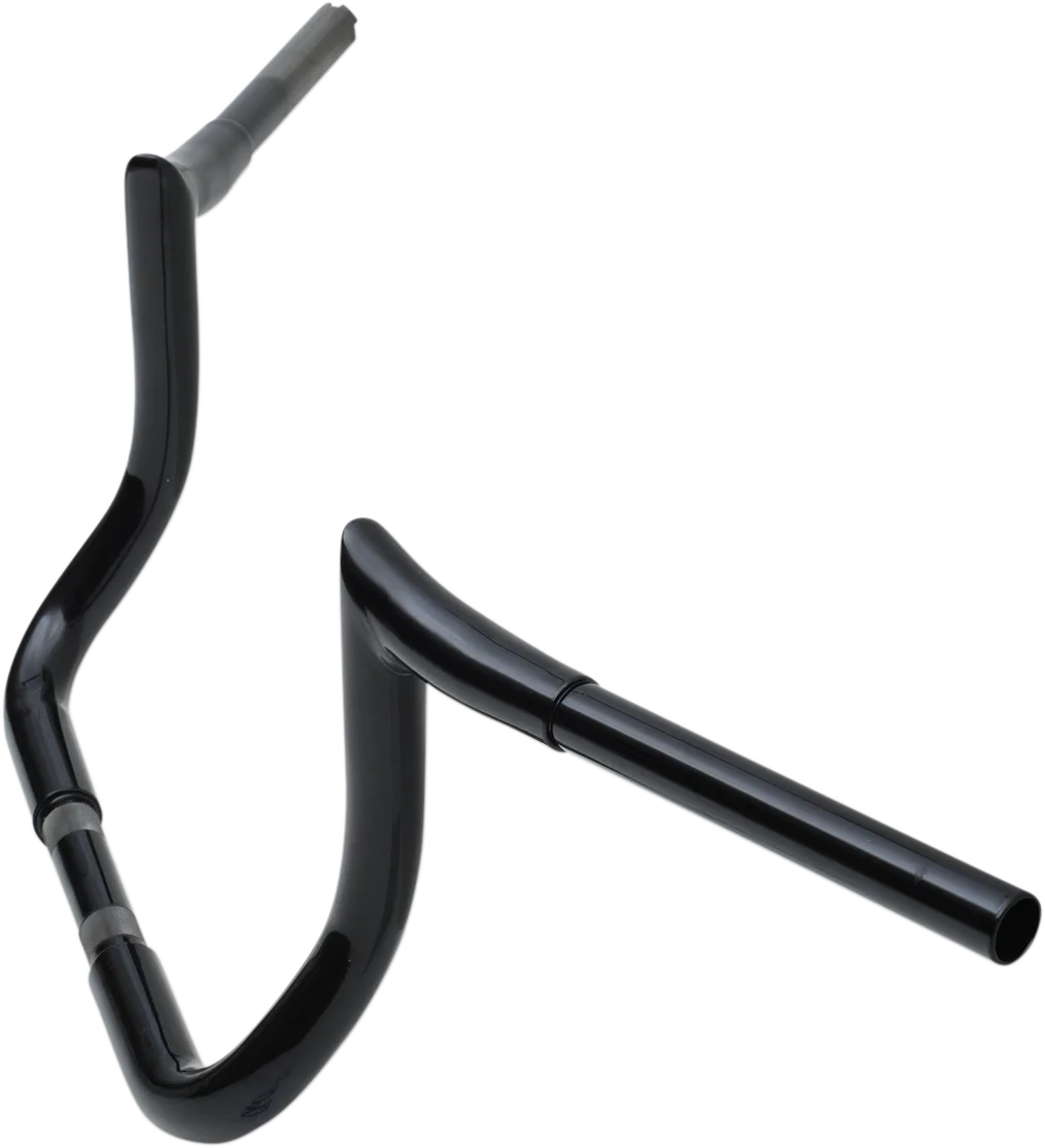 LA Choppers Handlebar - Prime Ape - 10" - Black LA-7352-10B - Side View